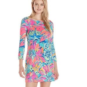 Lilly Pulitzer UPF 50+ Sophie Dress Seaside Aqua